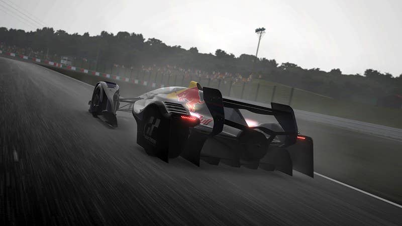Red Bull X1 Prototype in weather