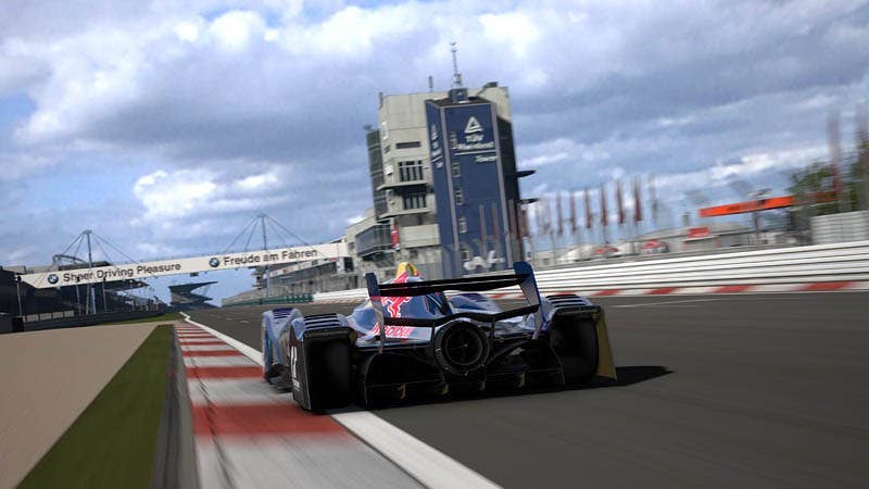 Red Bull X1 Prototype on track