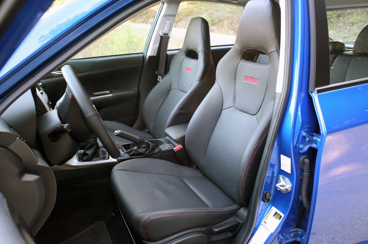 2011 Subaru Impreza WRX front seats