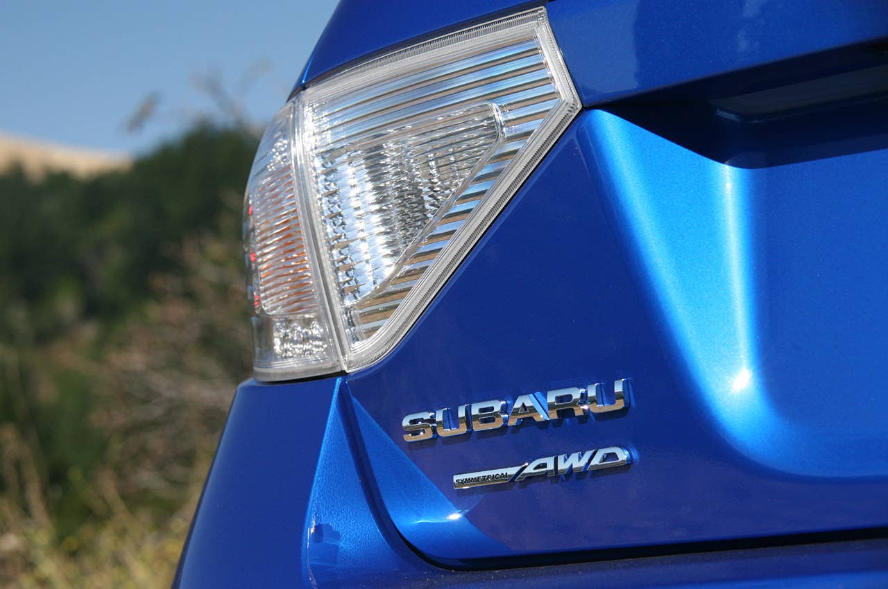 2011 Subaru Impreza WRX badge