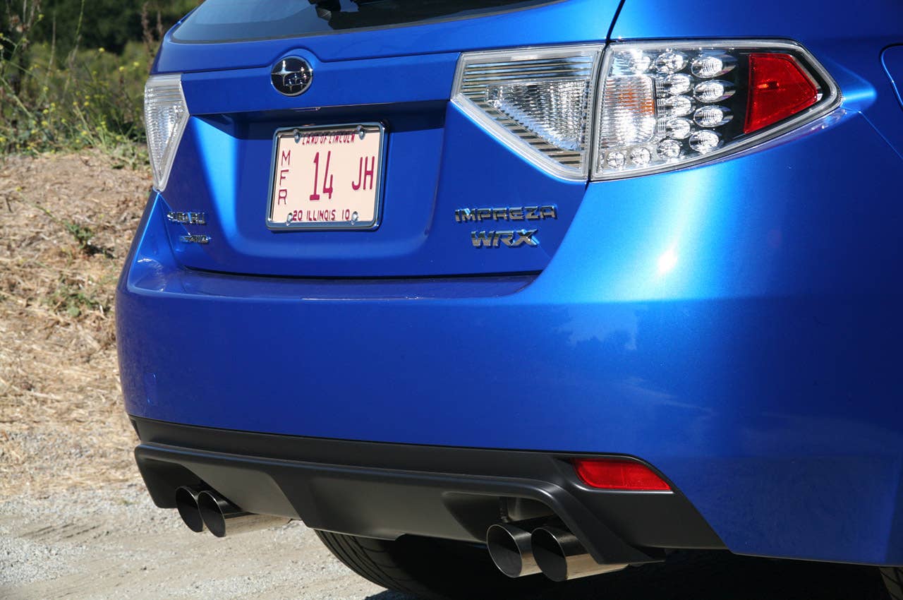 2011 Subaru Impreza WRX rear detail