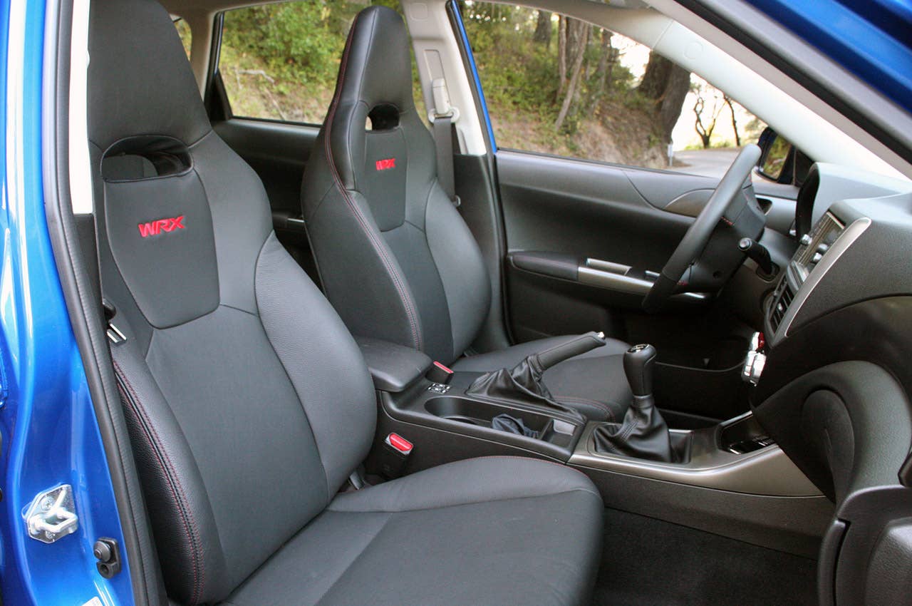 2011 Subaru Impreza WRX front seats