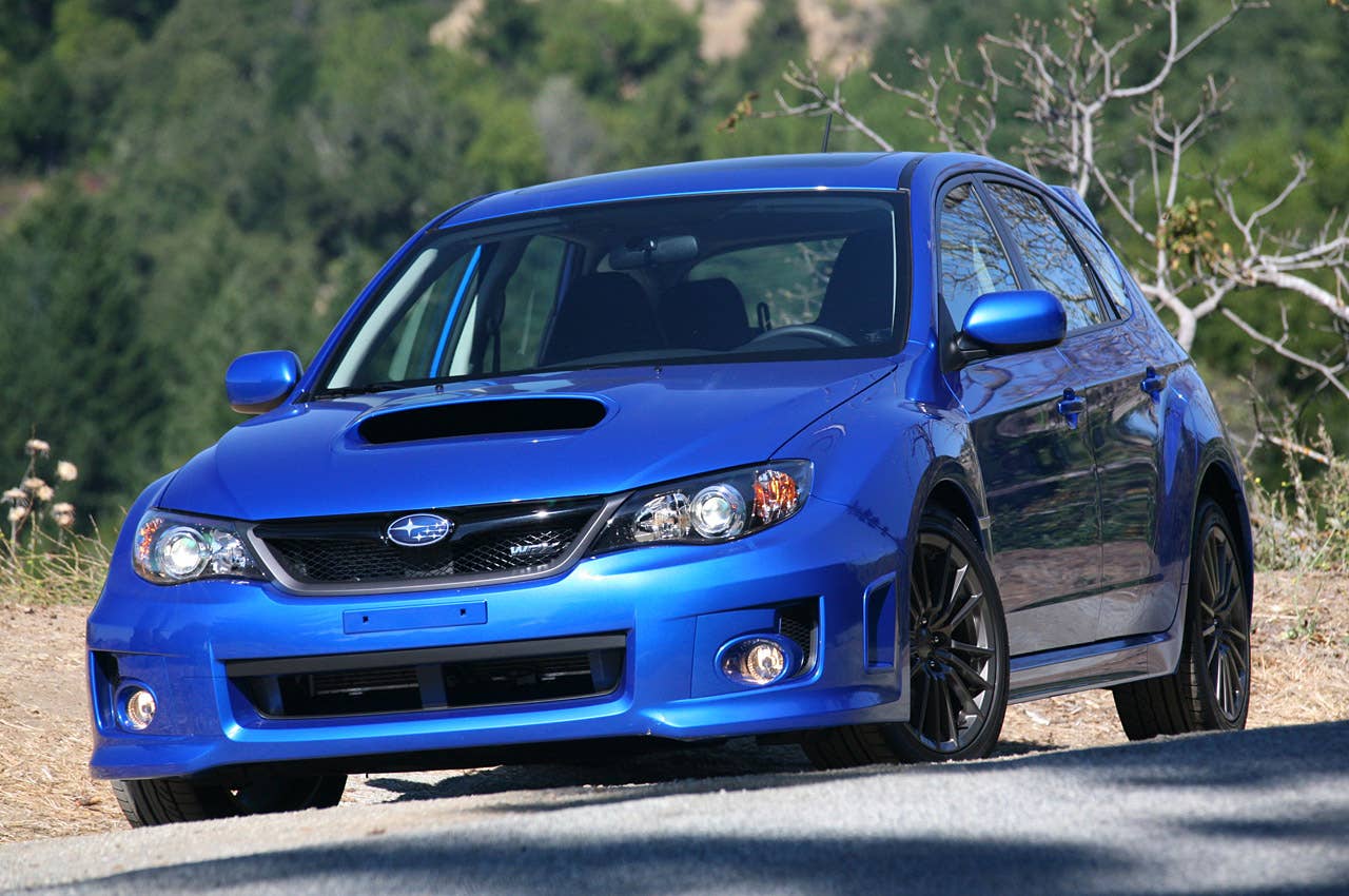 2011 Subaru Impreza WRX front 3/4 view