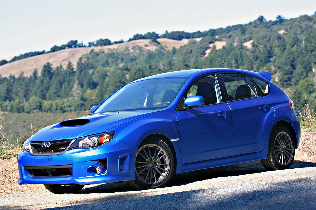 2011 Subaru Impreza WRX front 3/4 view