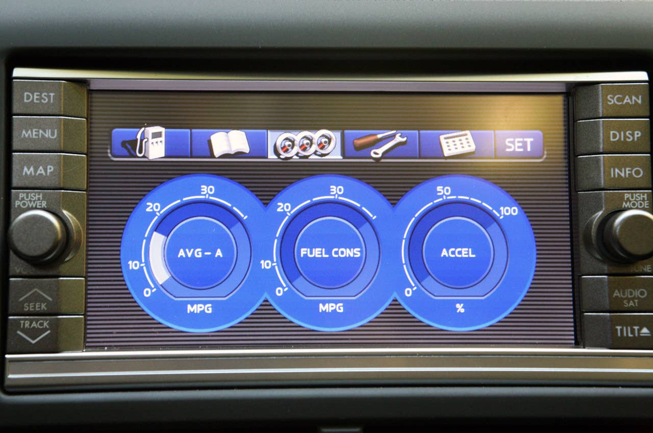 2011 Subaru Impreza WRX digital gauges