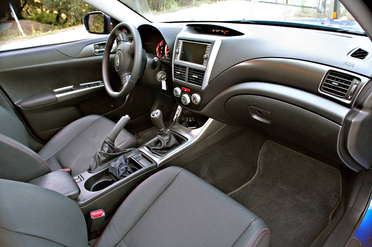 2011 Subaru Impreza WRX interior