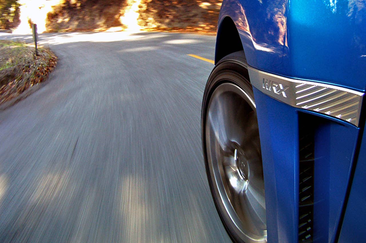 2011 Subaru Impreza WRX driving view