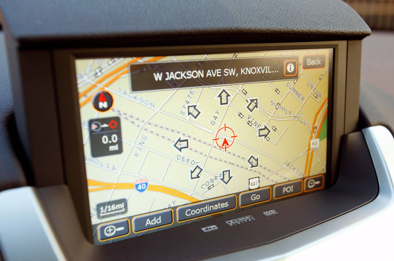 2011 Cadillac CTS Coupe navigation system