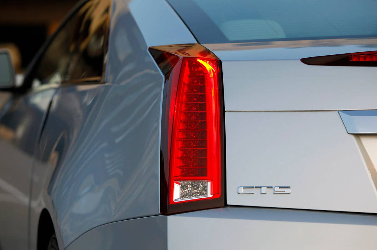 2011 Cadillac CTS Coupe taillight