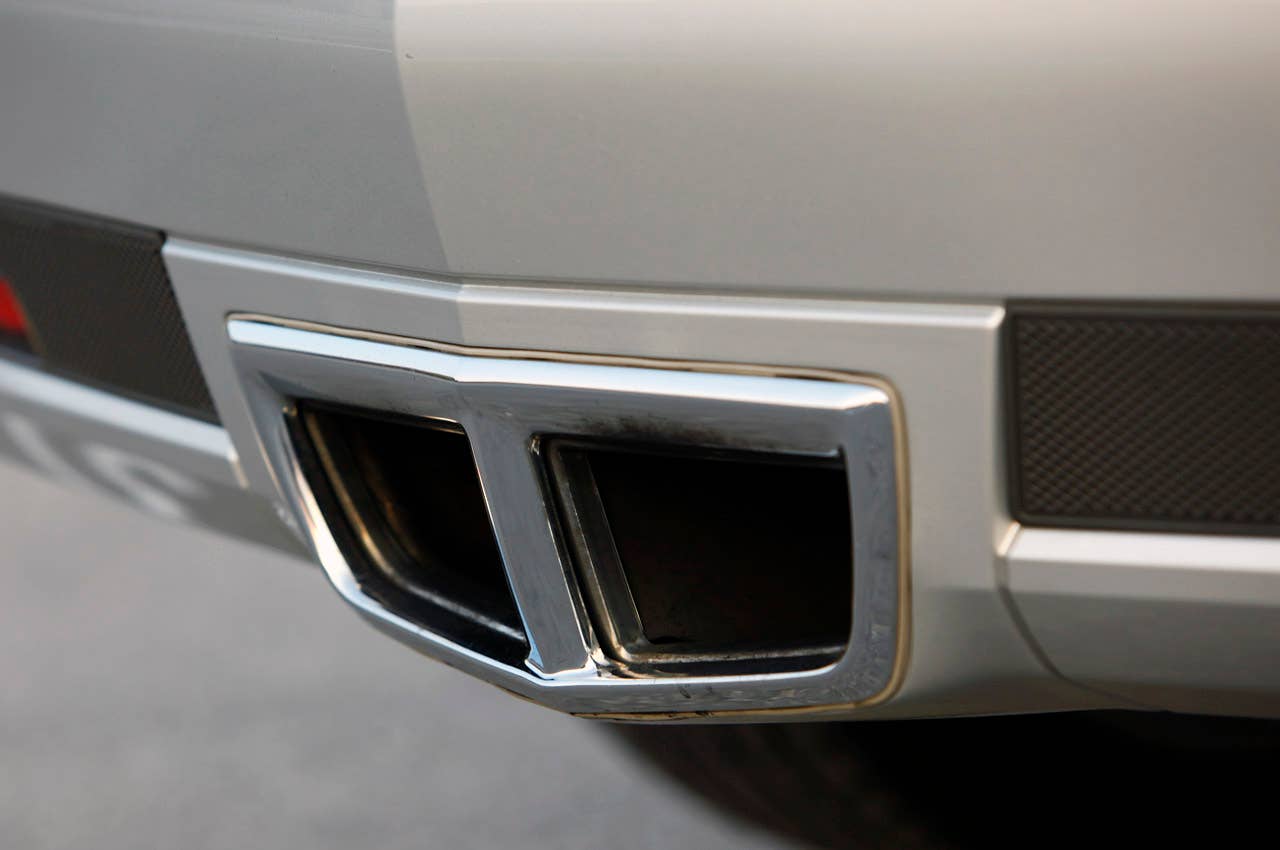 2011 Cadillac CTS Coupe exhaust system