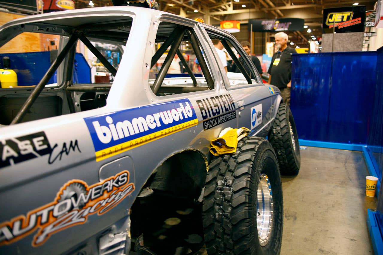 Bill Caswell's BMW E30 Baja Racer side
