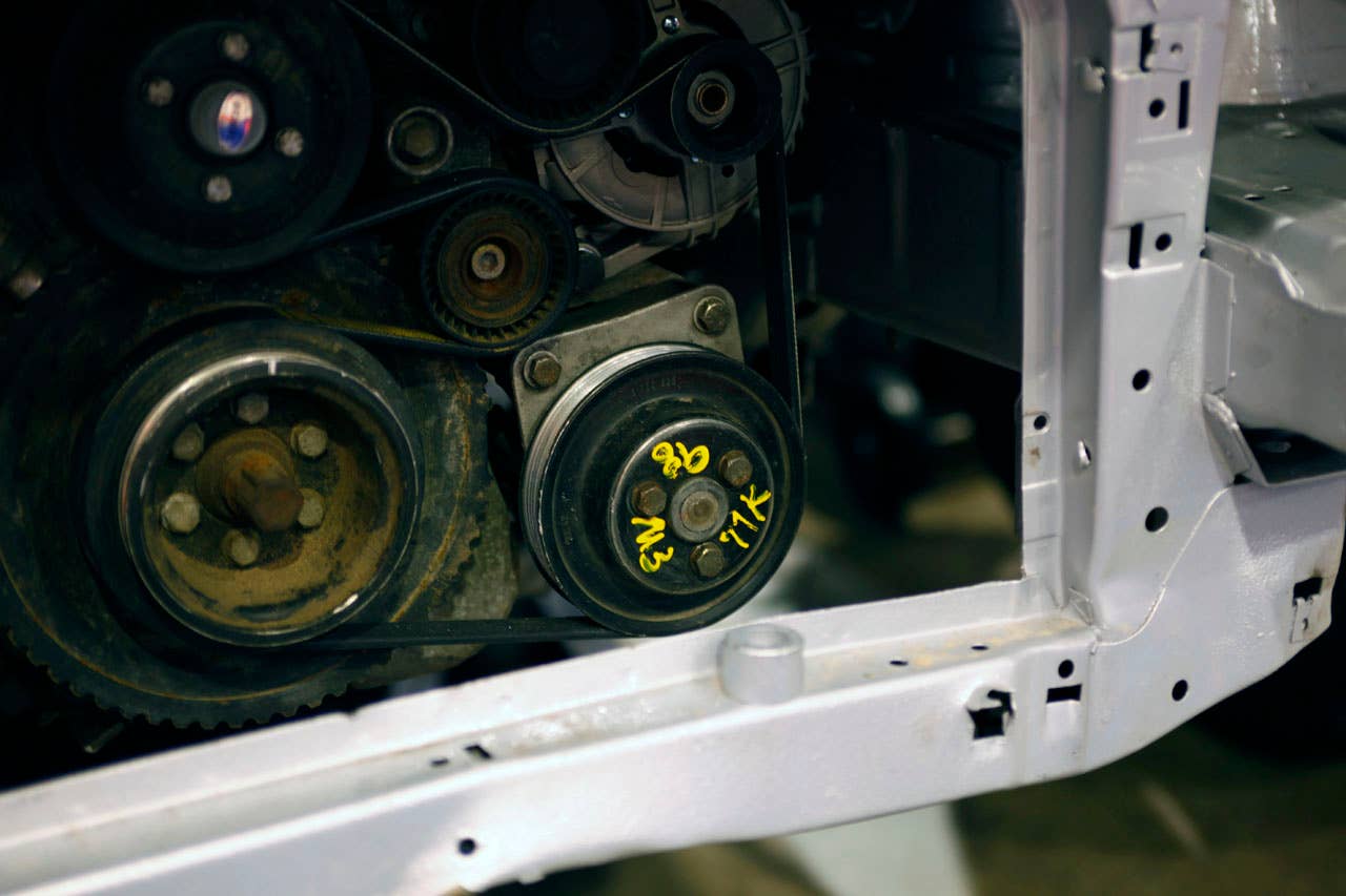 Bill Caswell's BMW E30 Baja Racer junkyard pulley