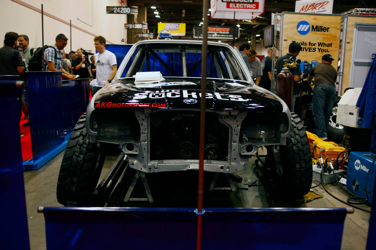 Bill Caswell's BMW E30 Baja Racer front