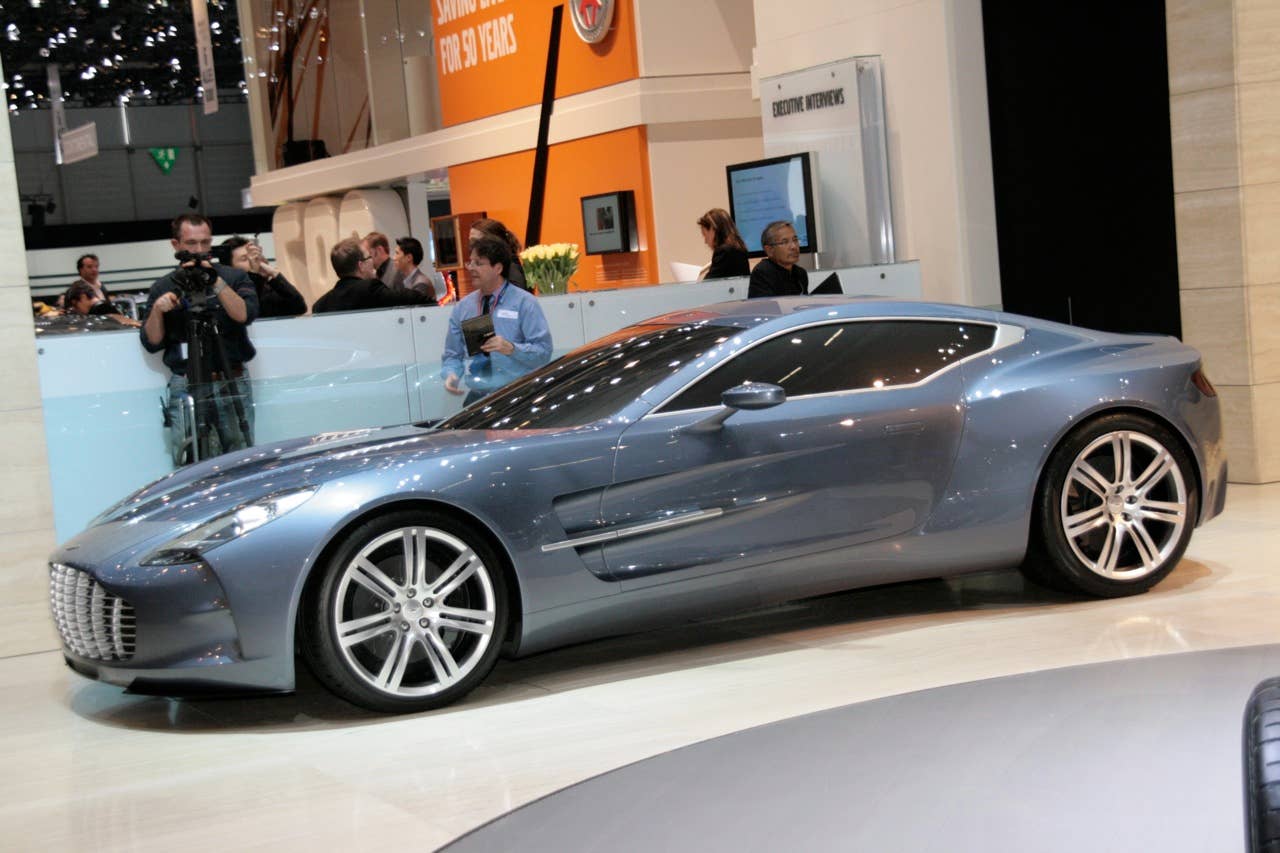 Geneva 2009: Aston Martin One-77 almost fully revealed - Autoblog