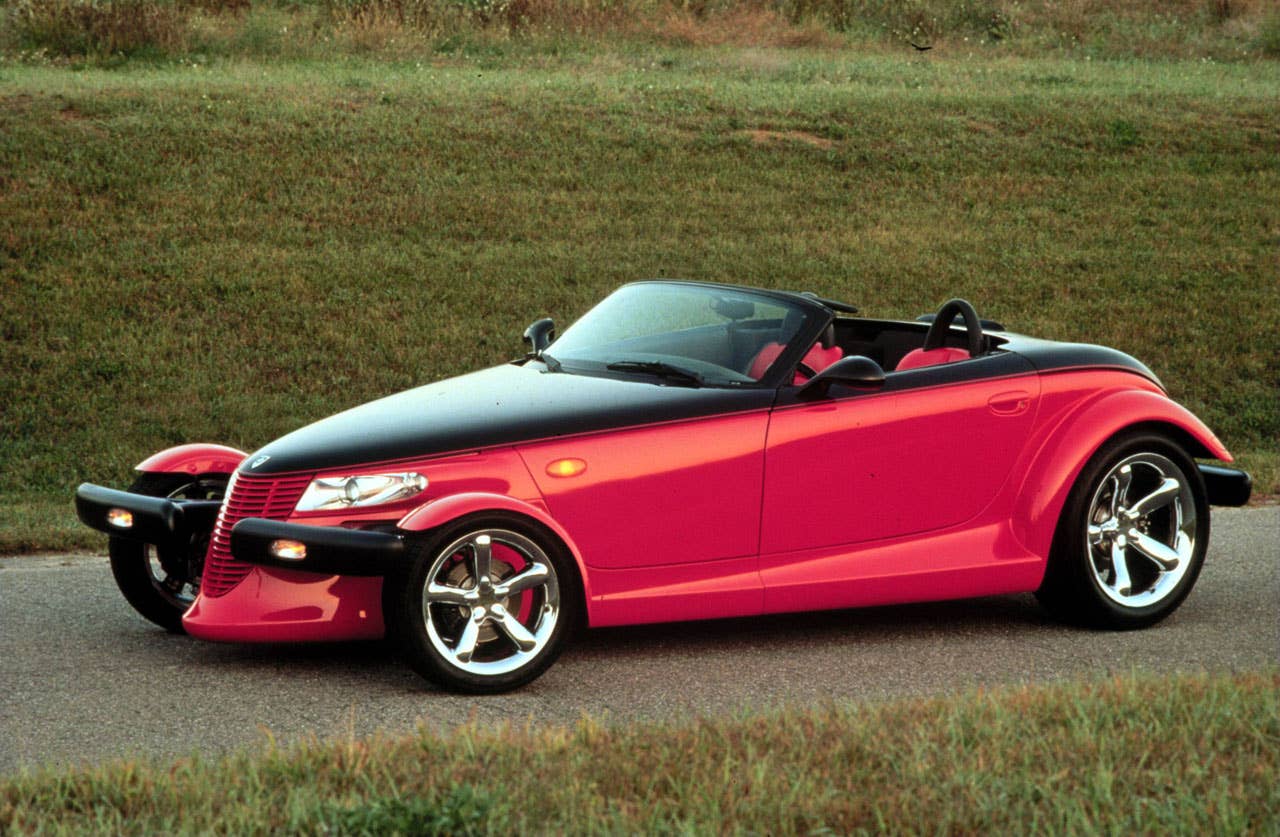 DaimlerChrysler's Woodward Edition Prowler concept vehicle, released at the 1999 Specialty Equipment Marketing Association Trade Show.(PP-0001)