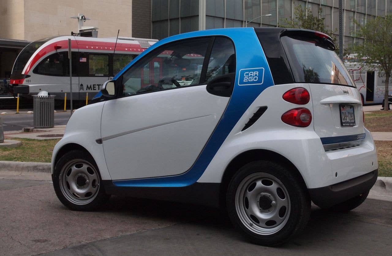Car2go Smart Fortwo in Austin, Texas