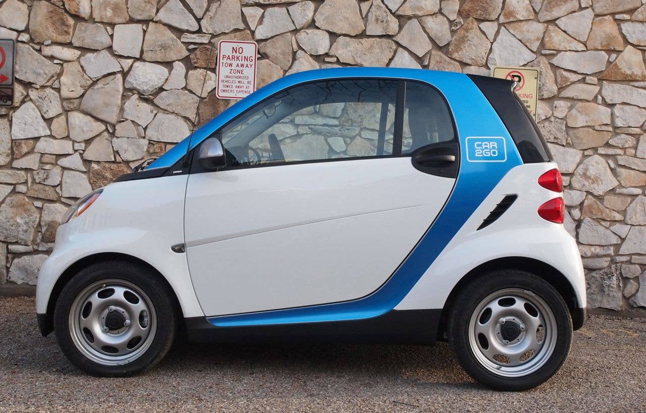 Car2go Smart Fortwo in Austin, Texas