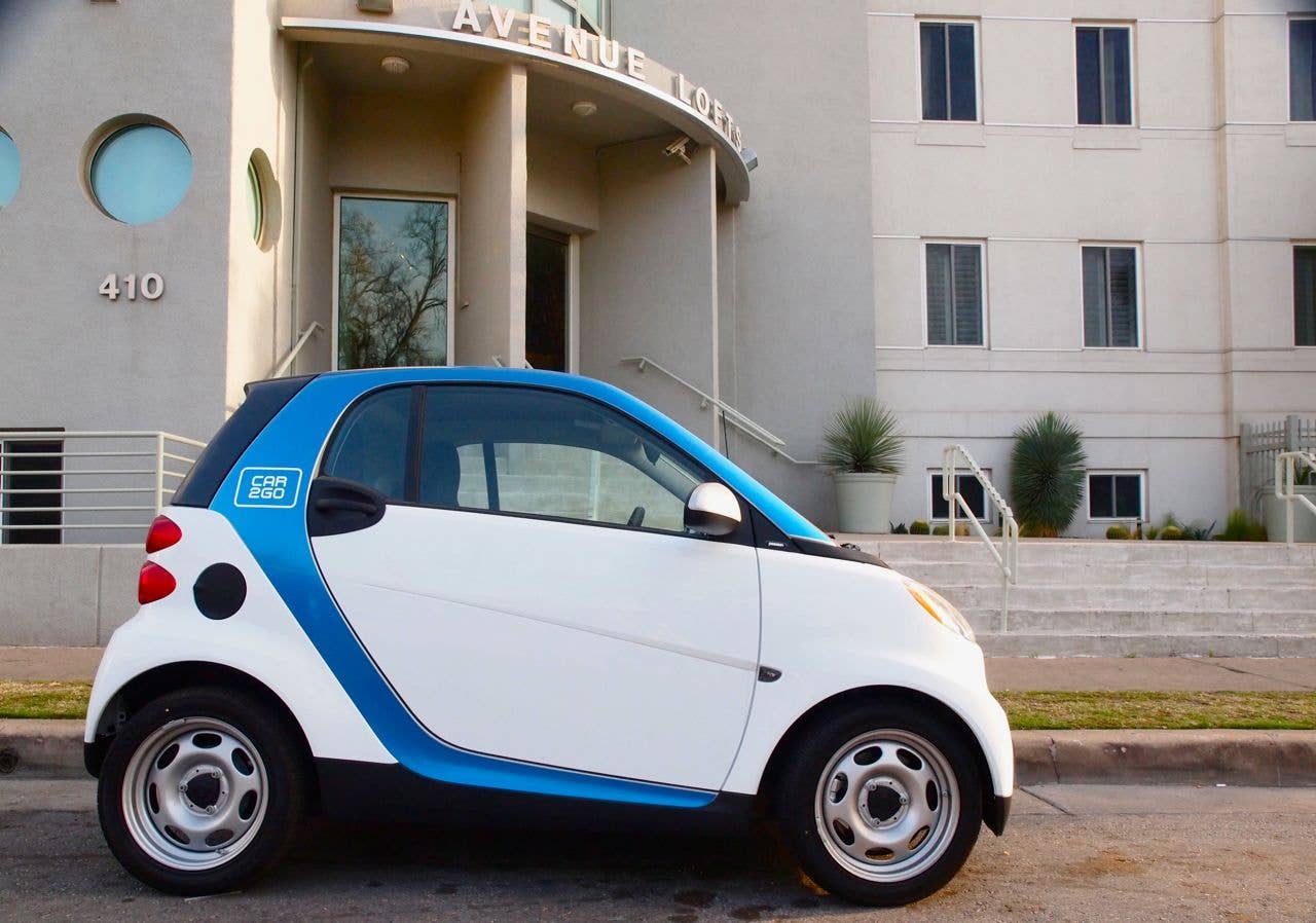 Car2go Smart Fortwo in Austin, Texas