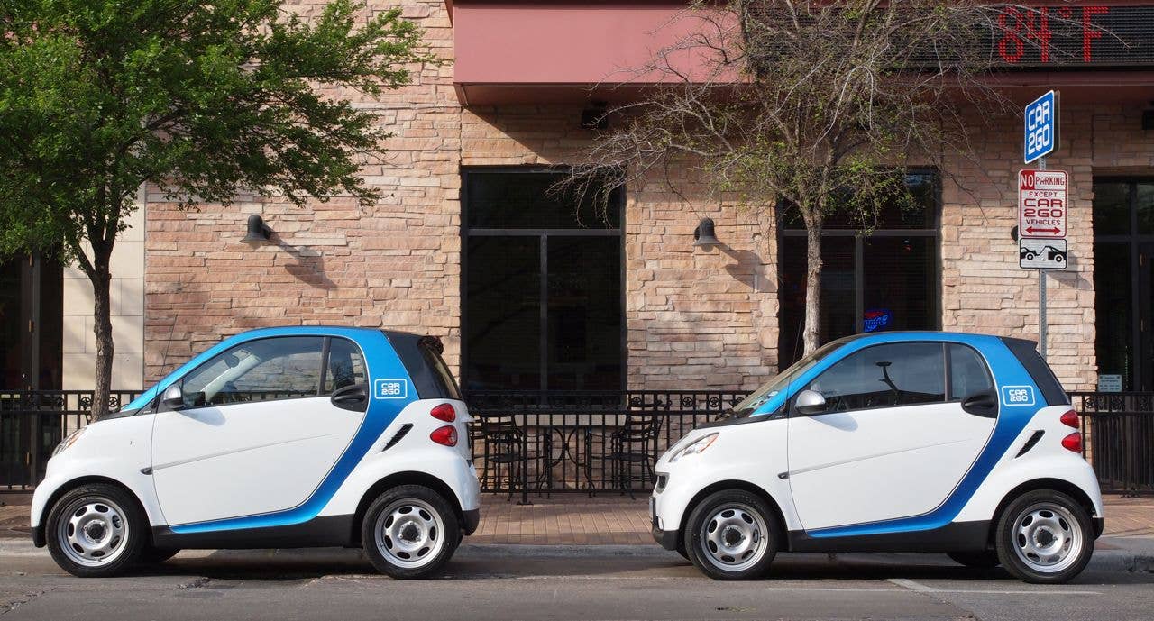 Car2go Smart Fortwo in Austin, Texas