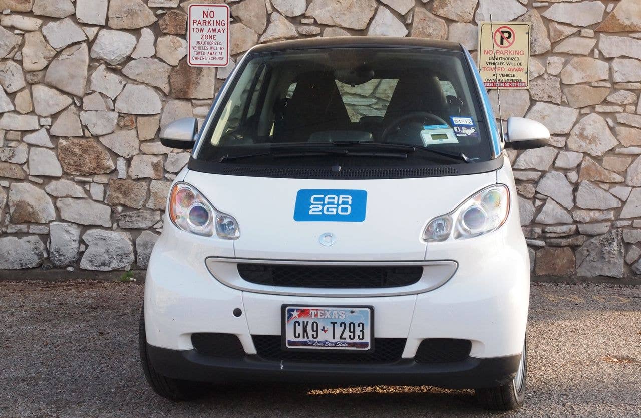 Car2go Smart Fortwo in Austin, Texas
