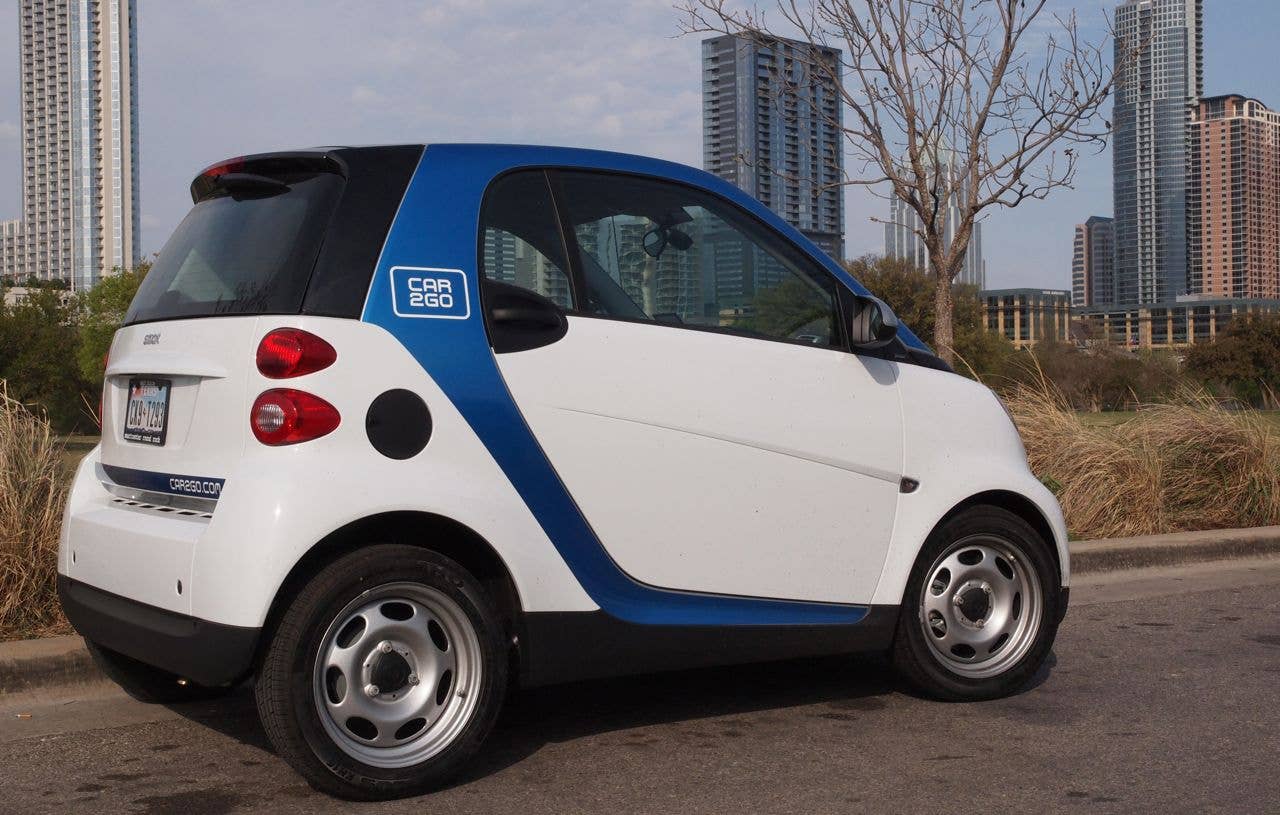 Car2go Smart Fortwo in Austin, Texas