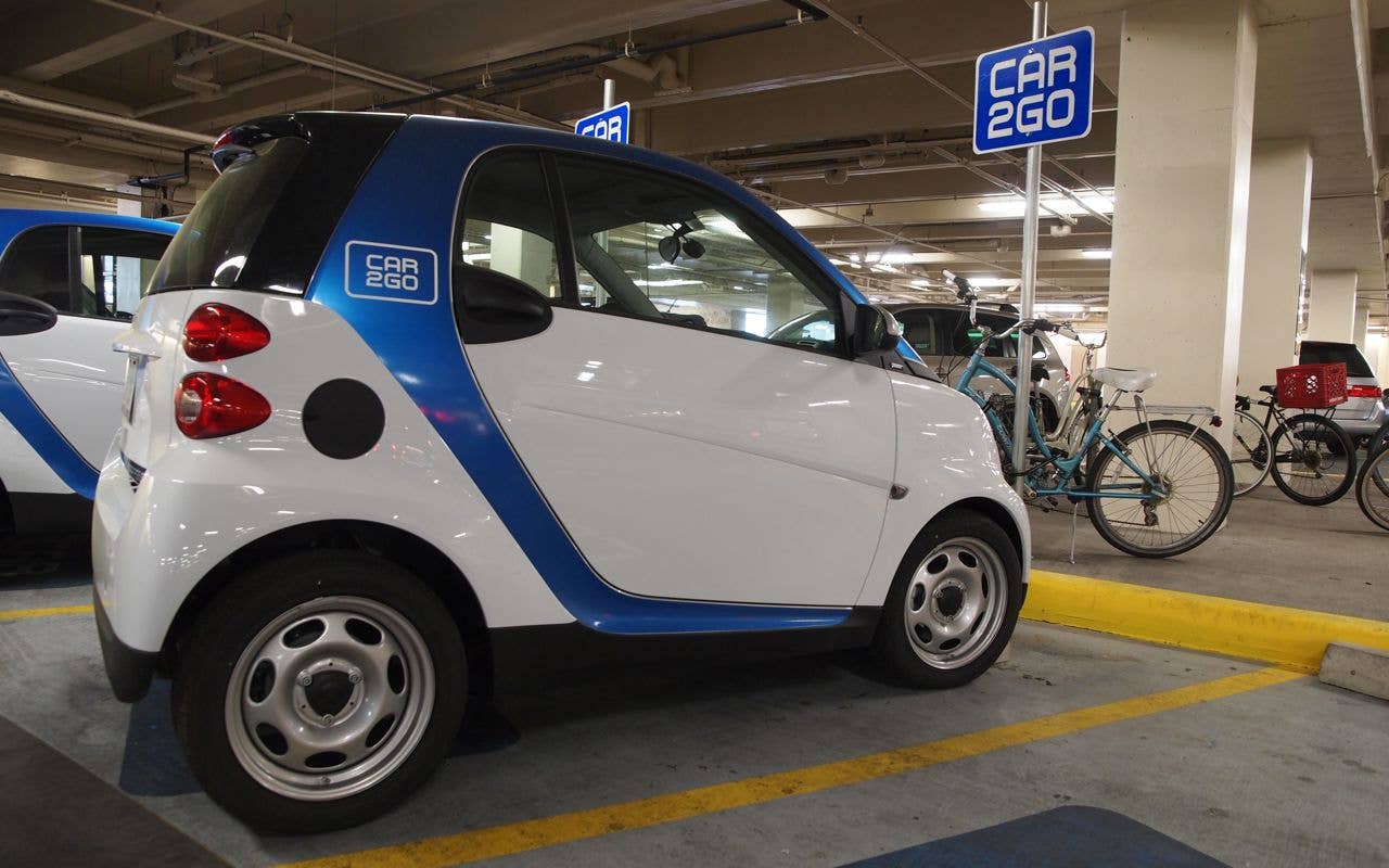 Car2go Smart Fortwo in Austin, Texas