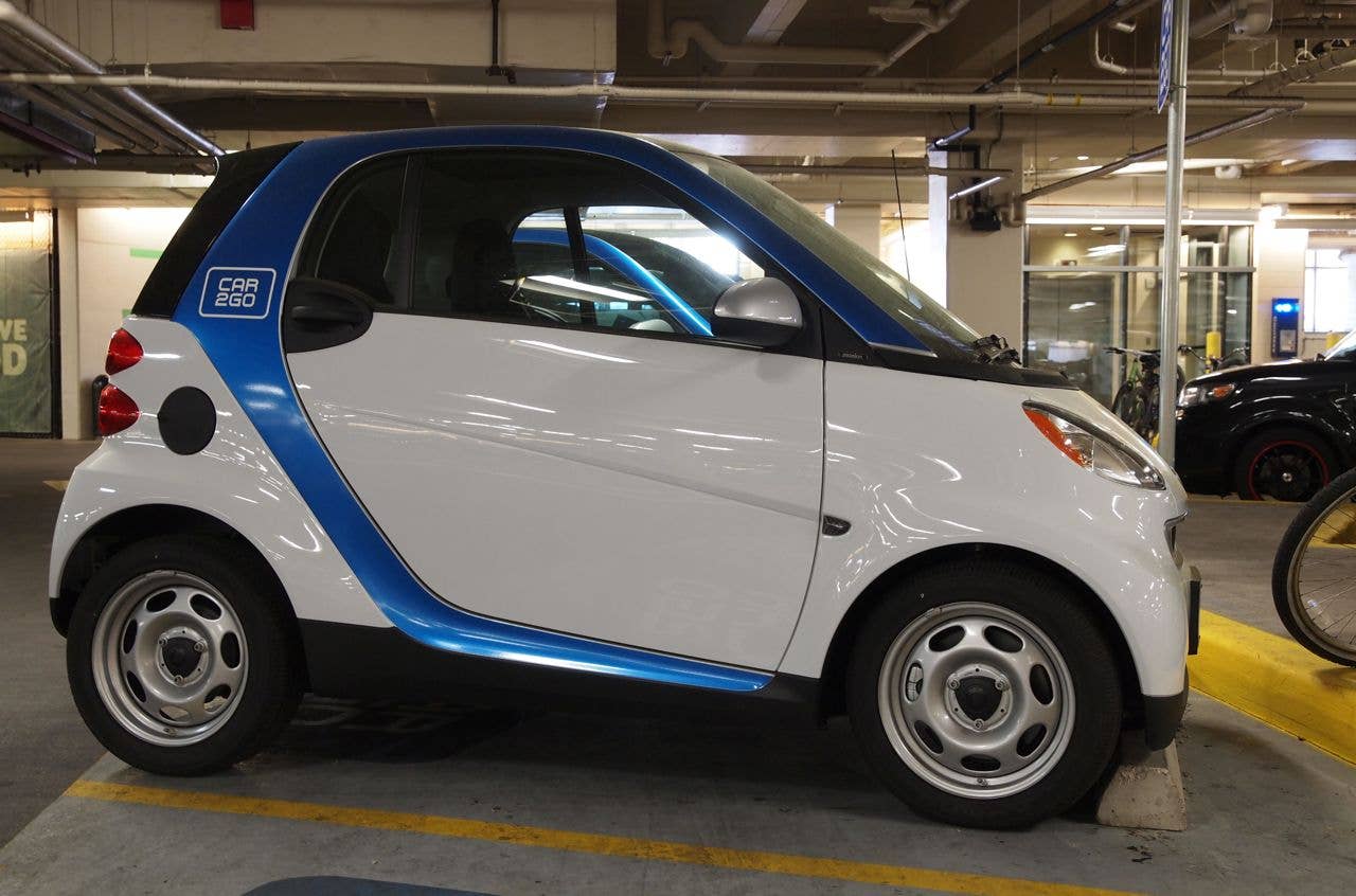 Car2go Smart Fortwo in Austin, Texas