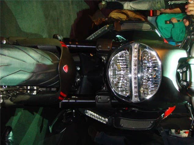 2011 Ducati Diavel headlight