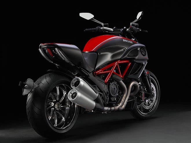 2011 Ducati Diavel rear 3/4