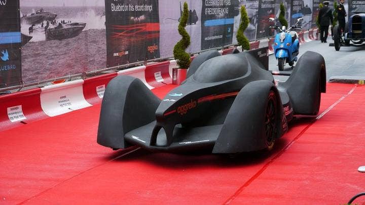 Bluebird GTL Formula E Race Concept front 3/4