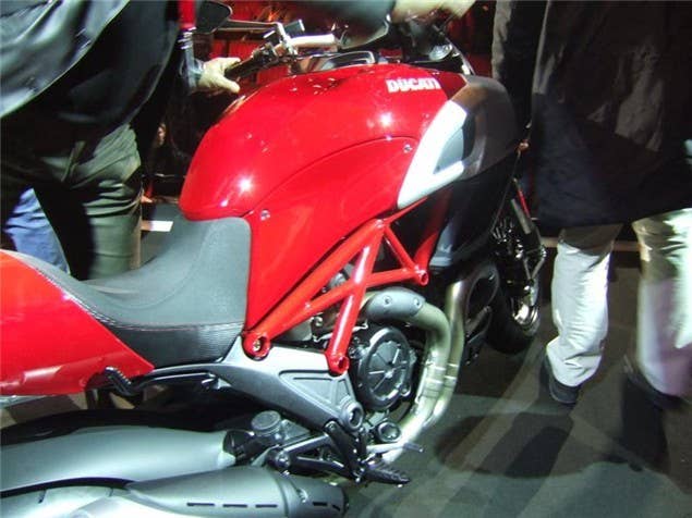 2011 Ducati Diavel rear 3/4