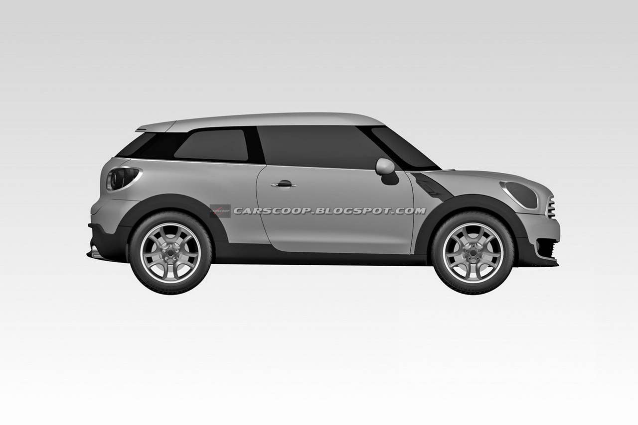 Mini files Paceman design patent drawings - Autoblog
