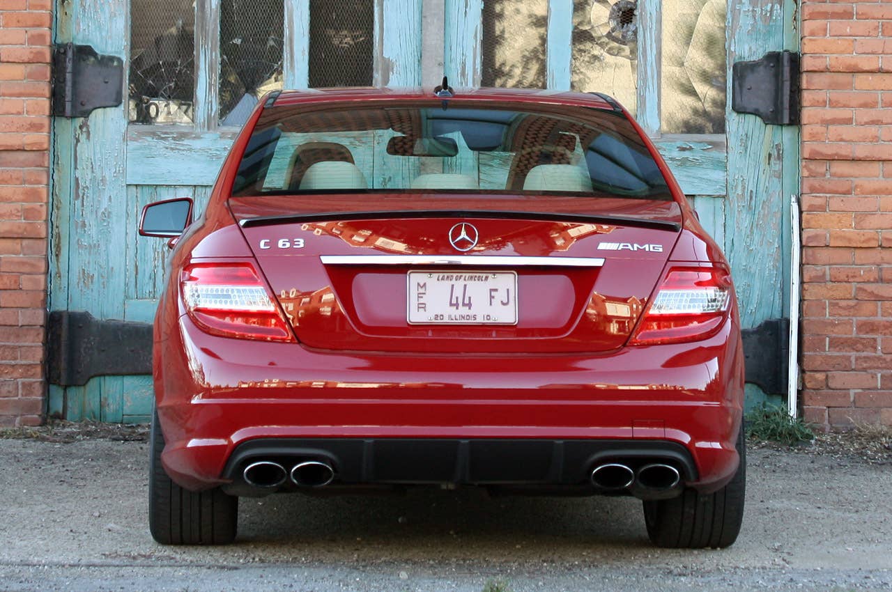 2011 Mercedes-Benz C63 AMG Performance Pack rear view
