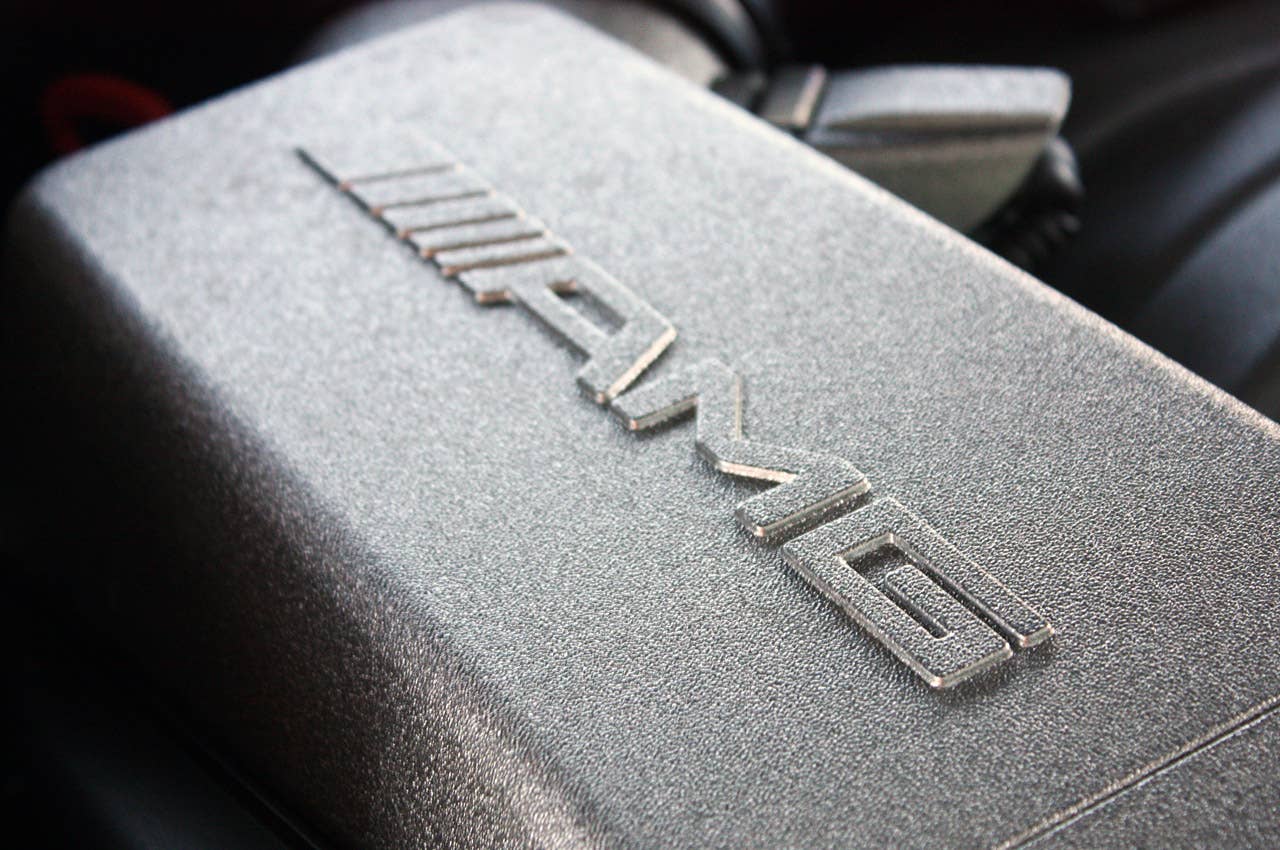 2011 Mercedes-Benz C63 AMG Performance Pack engine detail
