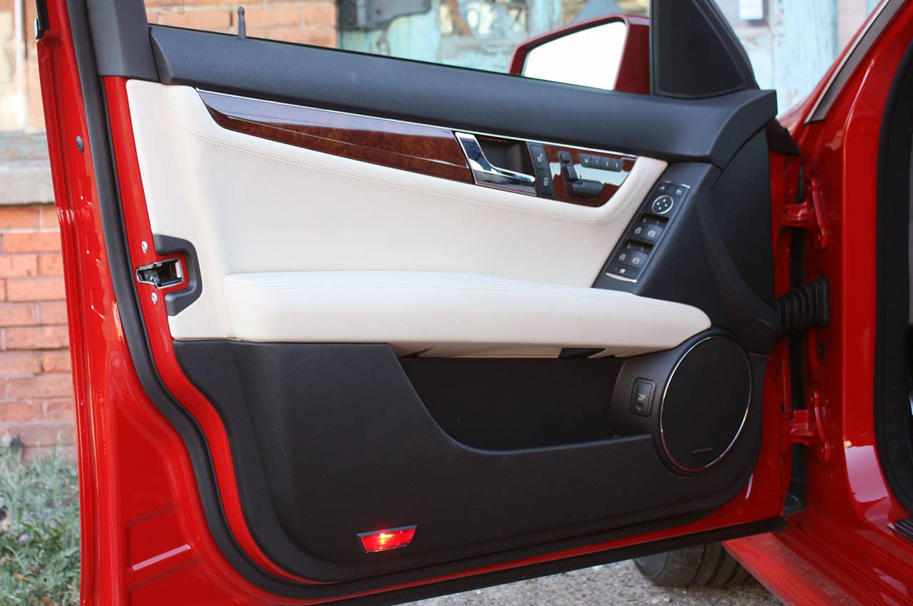 2011 Mercedes-Benz C63 AMG Performance Pack door panel