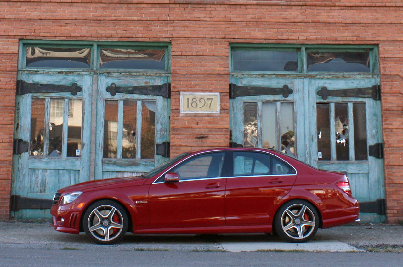 2011 Mercedes-Benz C63 AMG Performance Pack side view