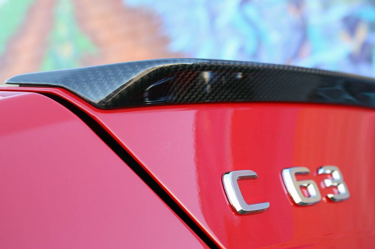 2011 Mercedes-Benz C63 AMG Performance Pack rear spoiler