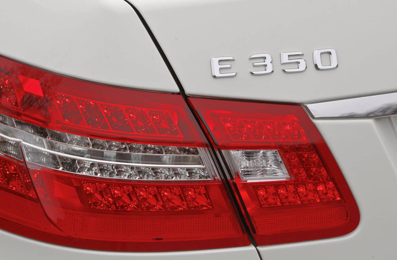 The all-new E350 BlueTEC, now with AdBlue injection.