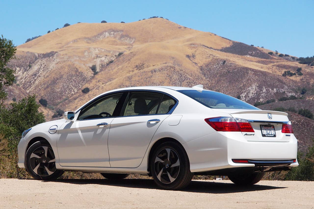 2014 Honda Accord Plug-In Hybrid rear 3/4 view