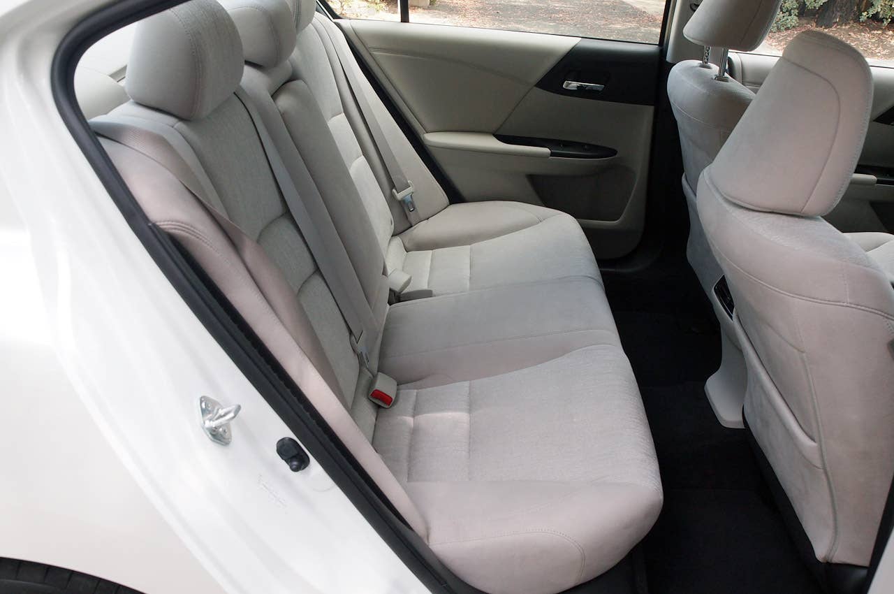 2014 Honda Accord Plug-In Hybrid rear seats