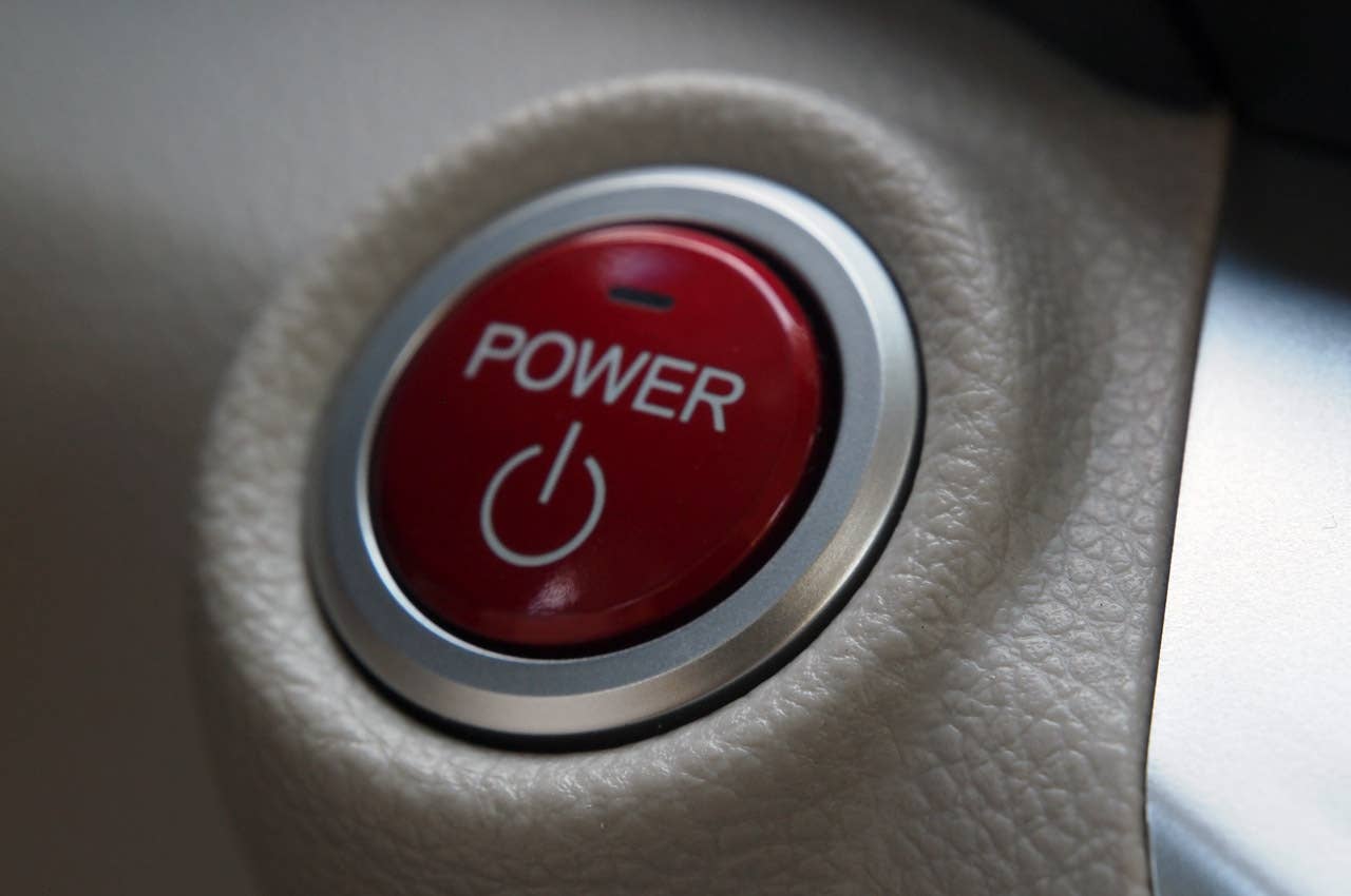2014 Honda Accord Plug-In Hybrid start button