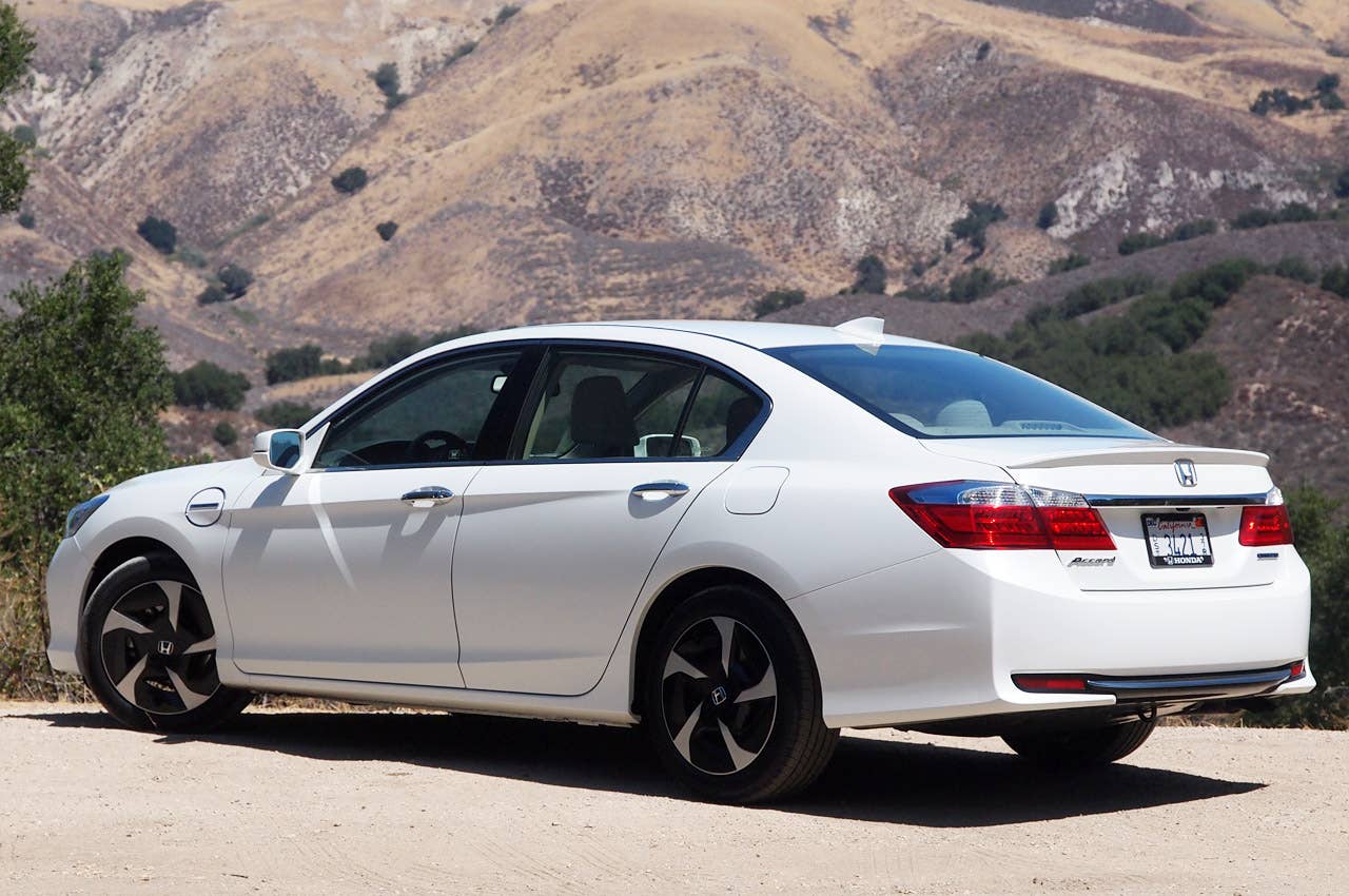 2014 Honda Accord Plug-In Hybrid rear 3/4 view