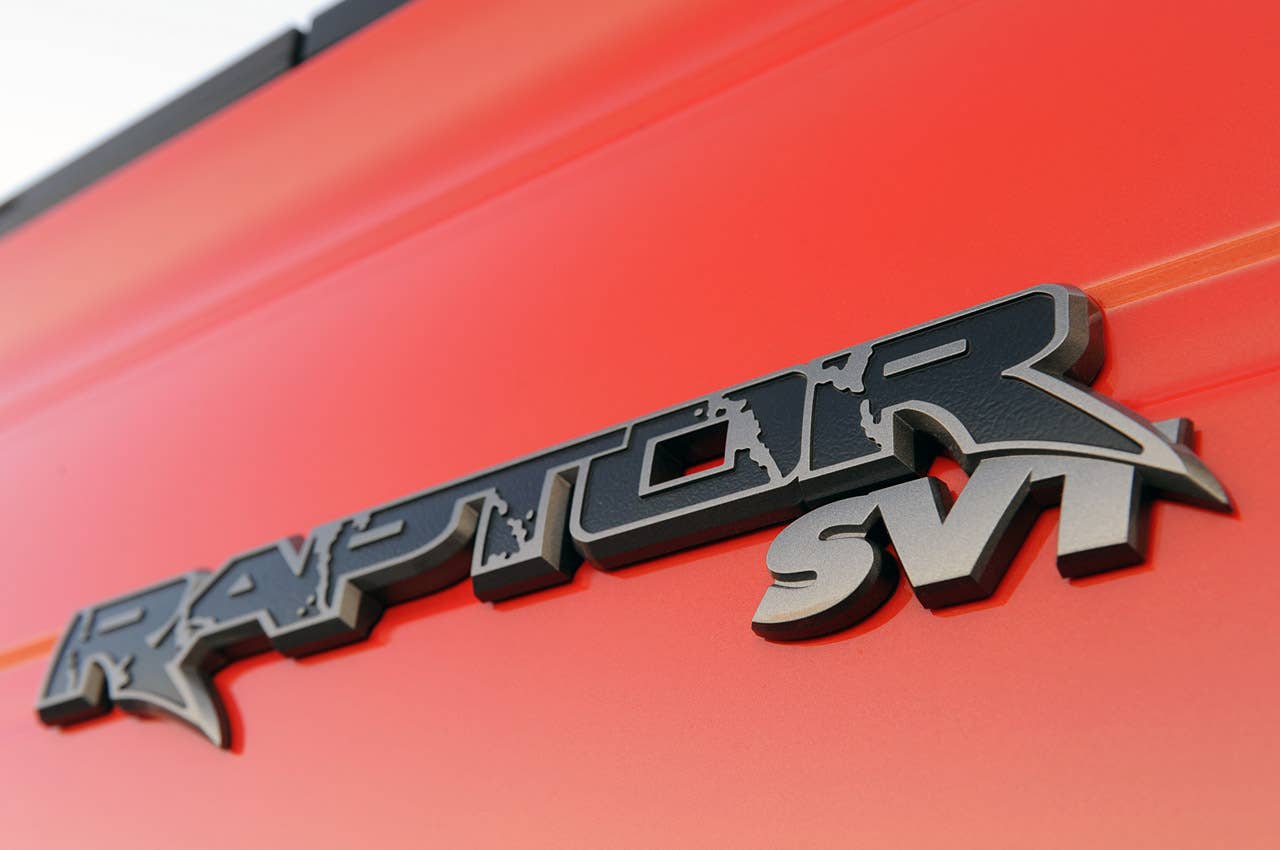 2010 Ford F-150 SVT Raptor 6.2 badge