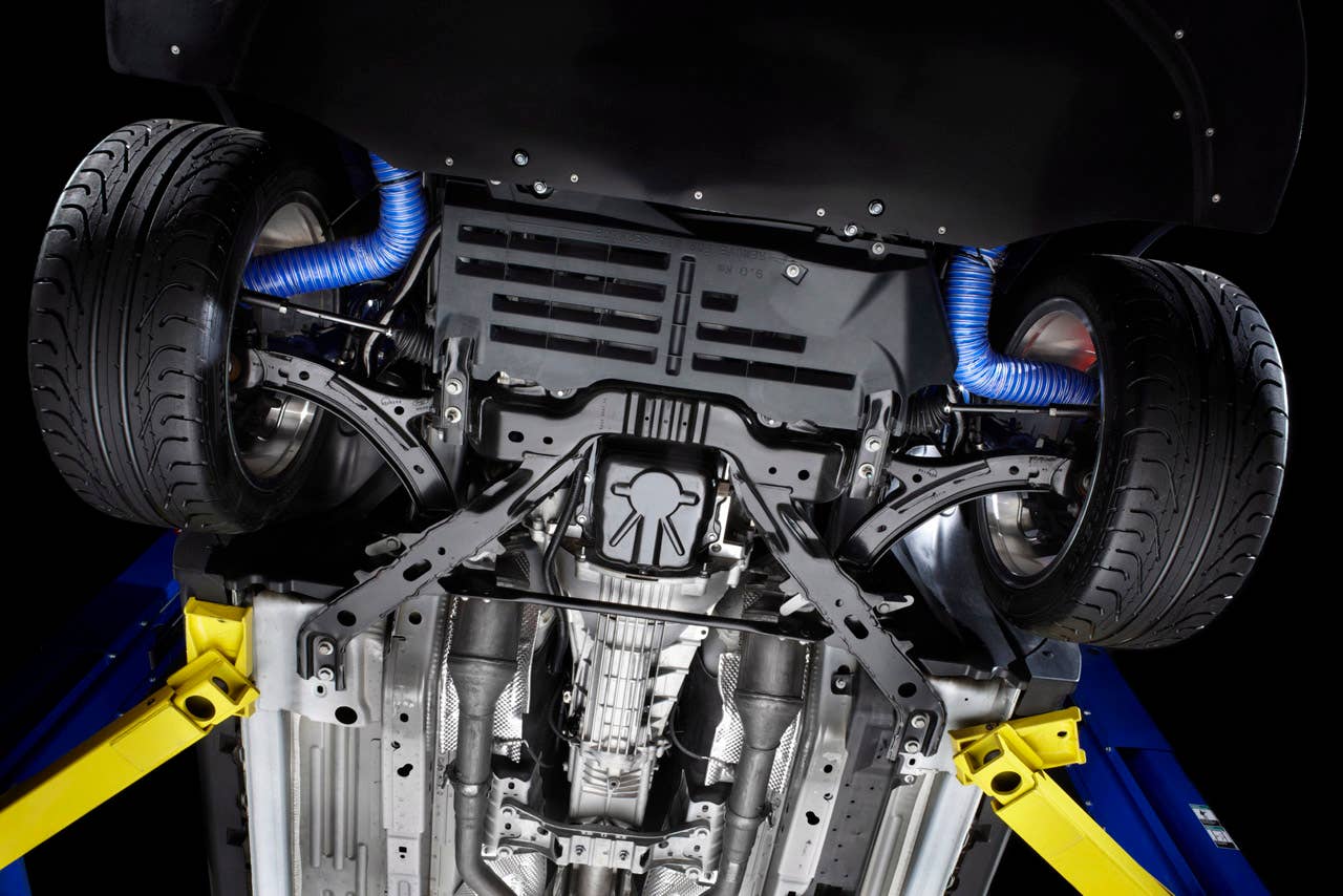 2012 Ford Mustang Boss 302 Laguna Seca: Revised suspension, brakes, aerodynamics and engine details help make the 2012 Mustang Boss 302 Laguna Seca the quickest, best-handling Mustang ever produced. (08/13/2010)