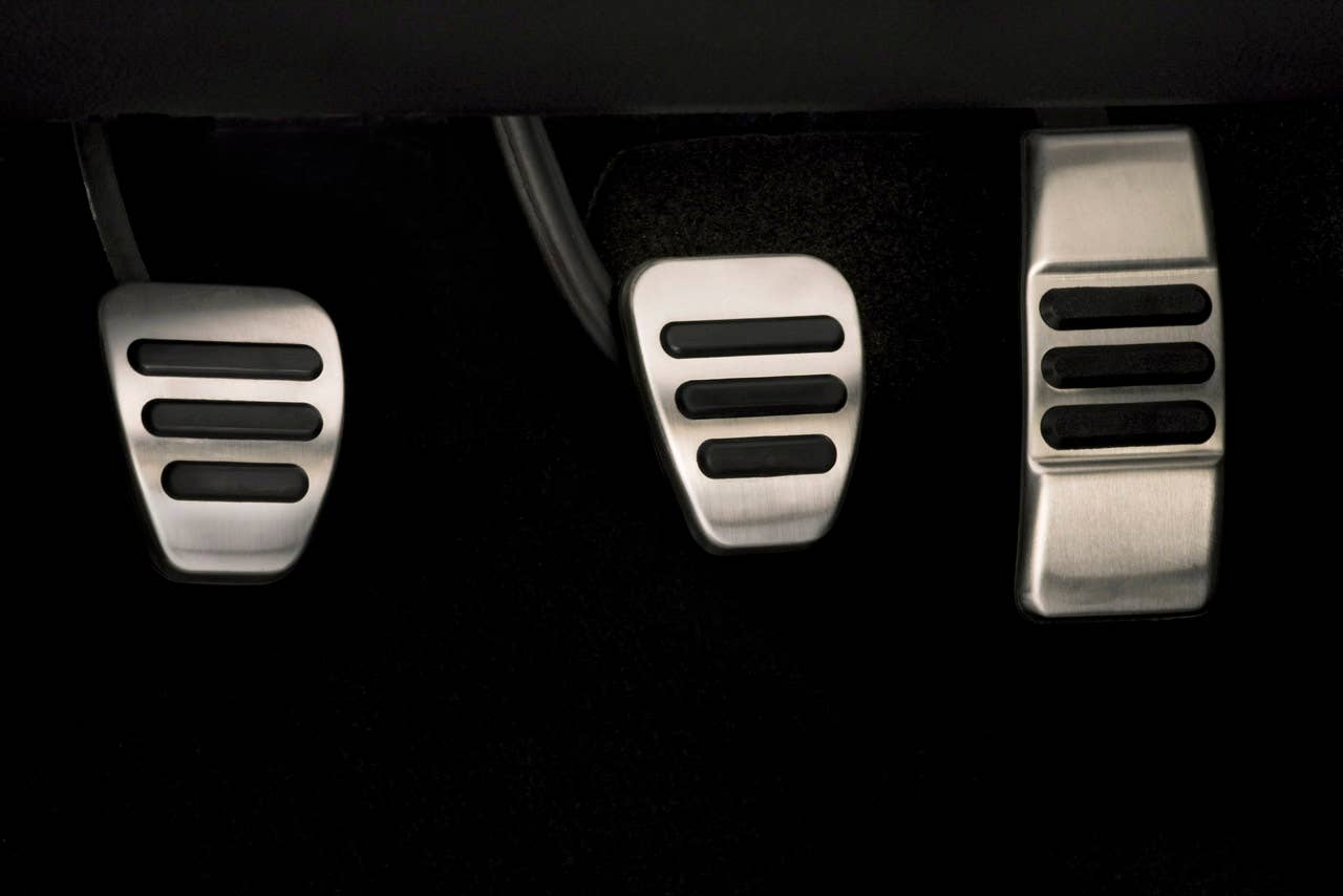 2012 Ford Mustang Boss 302 Laguna Seca: Race-inspired pedals correspond with the Boss Laguna Seca road-race mission. (08/13/2010)
