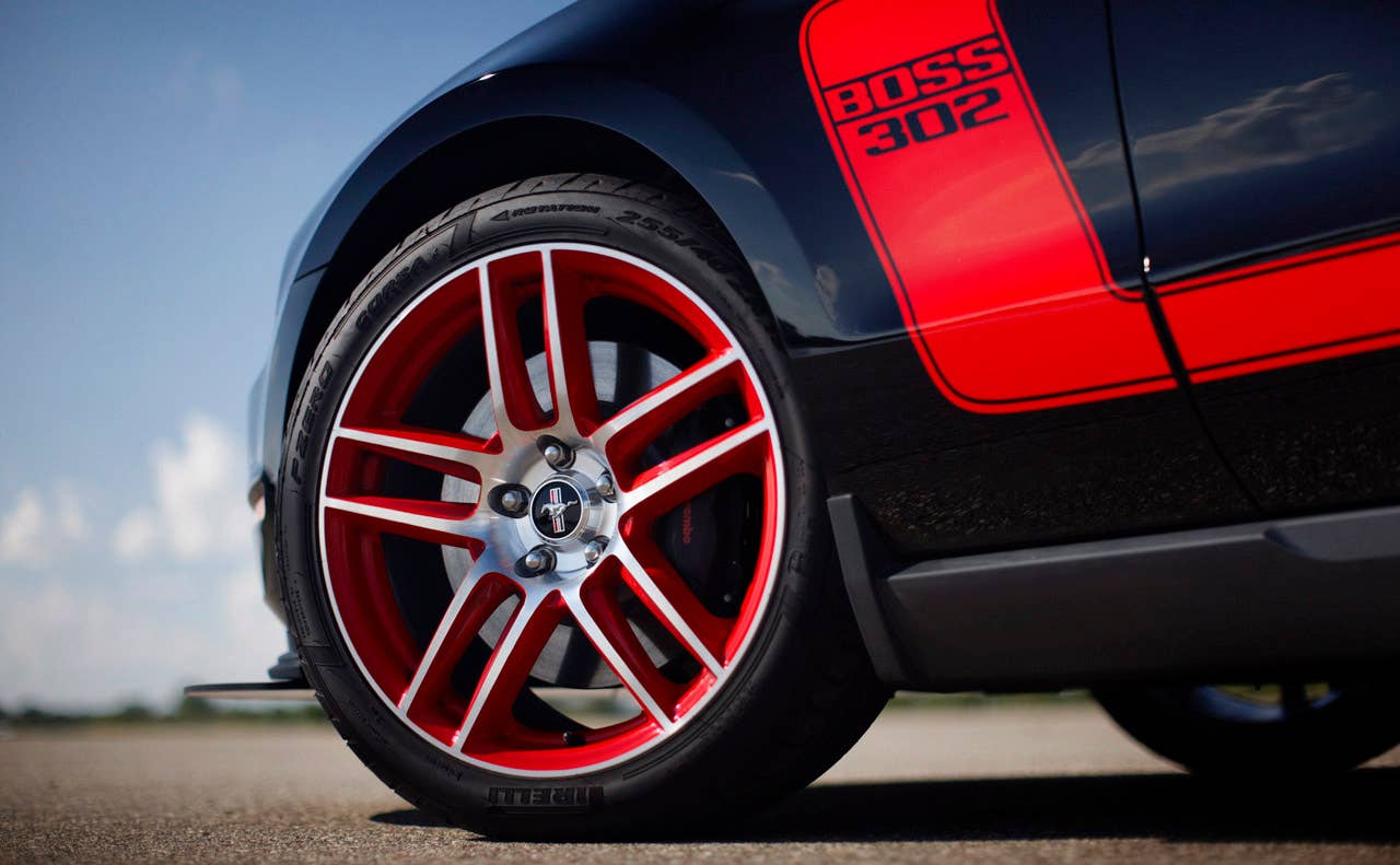 2012 Ford Mustang Boss 302 Laguna Seca: The limited-edition 2012 Mustang Boss 302 Laguna Seca takes the Boss spirit even further, resulting in a race-ready version of the Mustang. (08/13/2010)