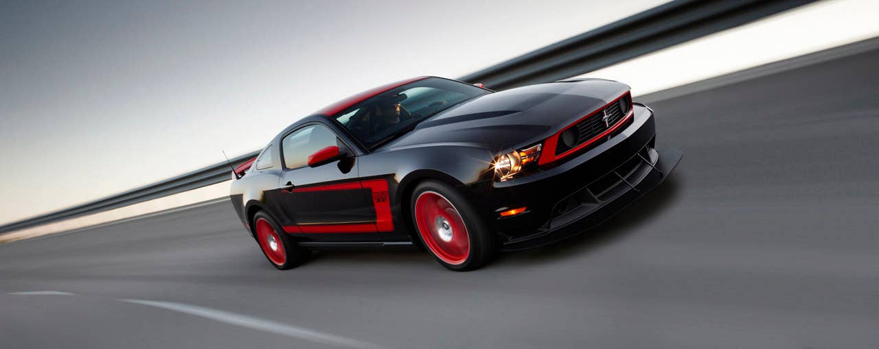 2012 Ford Mustang Boss 302 Laguna Seca: The limited-edition 2012 Mustang Boss 302 Laguna Seca takes the Boss spirit even further, resulting in a race-ready version of the Mustang. (08/13/2010)