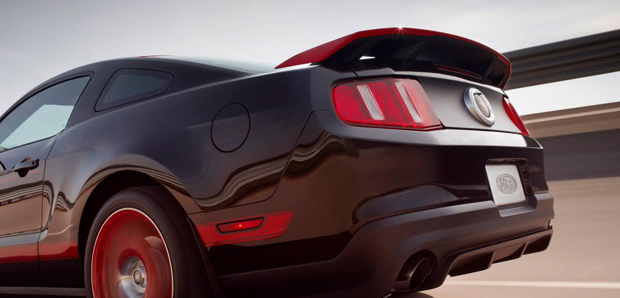 2012 Ford Mustang Boss 302 Laguna Seca: The limited-edition 2012 Mustang Boss 302 Laguna Seca takes the Boss spirit even further, resulting in a race-ready version of the Mustang. (08/13/2010)