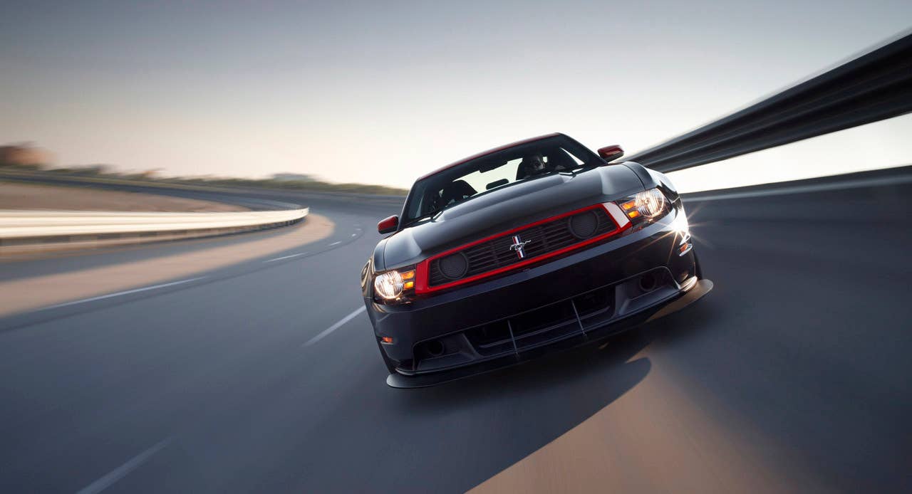 2012 Mustang Boss 302 Laguna Seca: The limited-edition 2012 Mustang Boss 302 Laguna Seca takes the Boss spirit even further, resulting in a race-ready version of the Mustang. (08/13/2010)