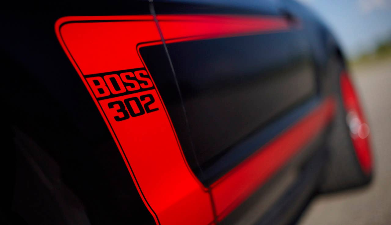 2012 Ford Mustang Boss 302 Laguna Seca: The limited-edition 2012 Mustang Boss 302 Laguna Seca takes the Boss spirit even further, resulting in a race-ready version of the Mustang. (08/13/2010)